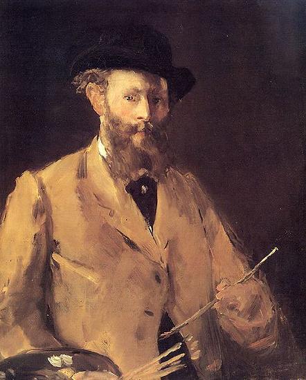 Edouard Manet Self-Portrait with Palette oil painting image